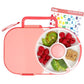 GoBe 2in1 Lunchbox & Snack Spinner mit Sticker rosa