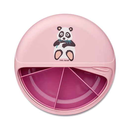 Bento Disc Lunchbox Kinder 'Panda' rosa 18 cm