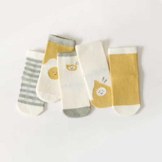 Baby und Kinder Socken gelb