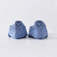 Damen Socketten mit Lasche Happy blau