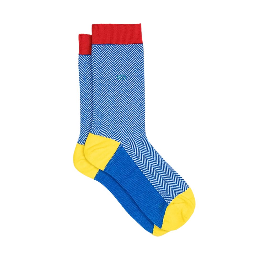 Herren Socken 'Chevrons - Dänisch'