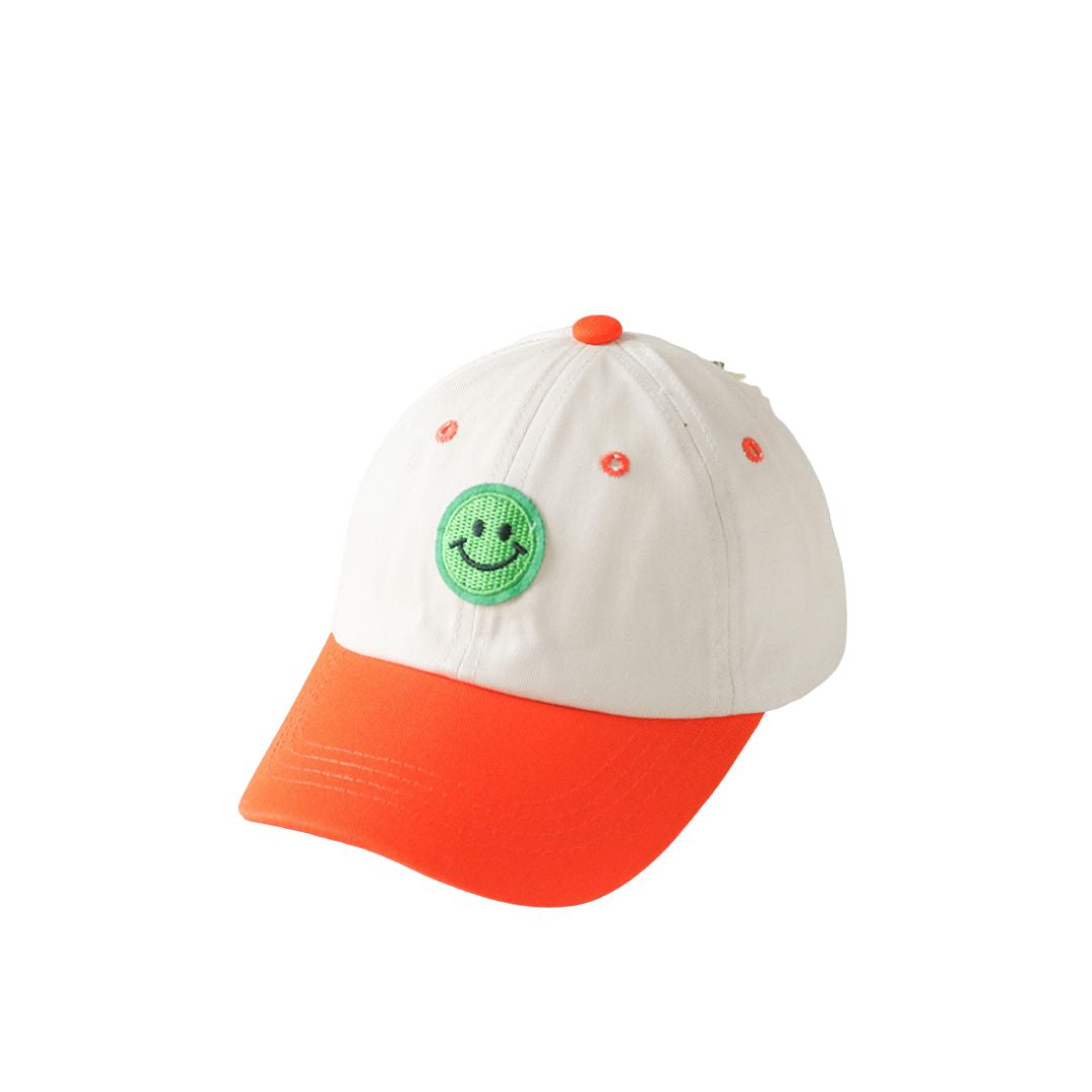 Kinder Cap mit farbigem Smiley