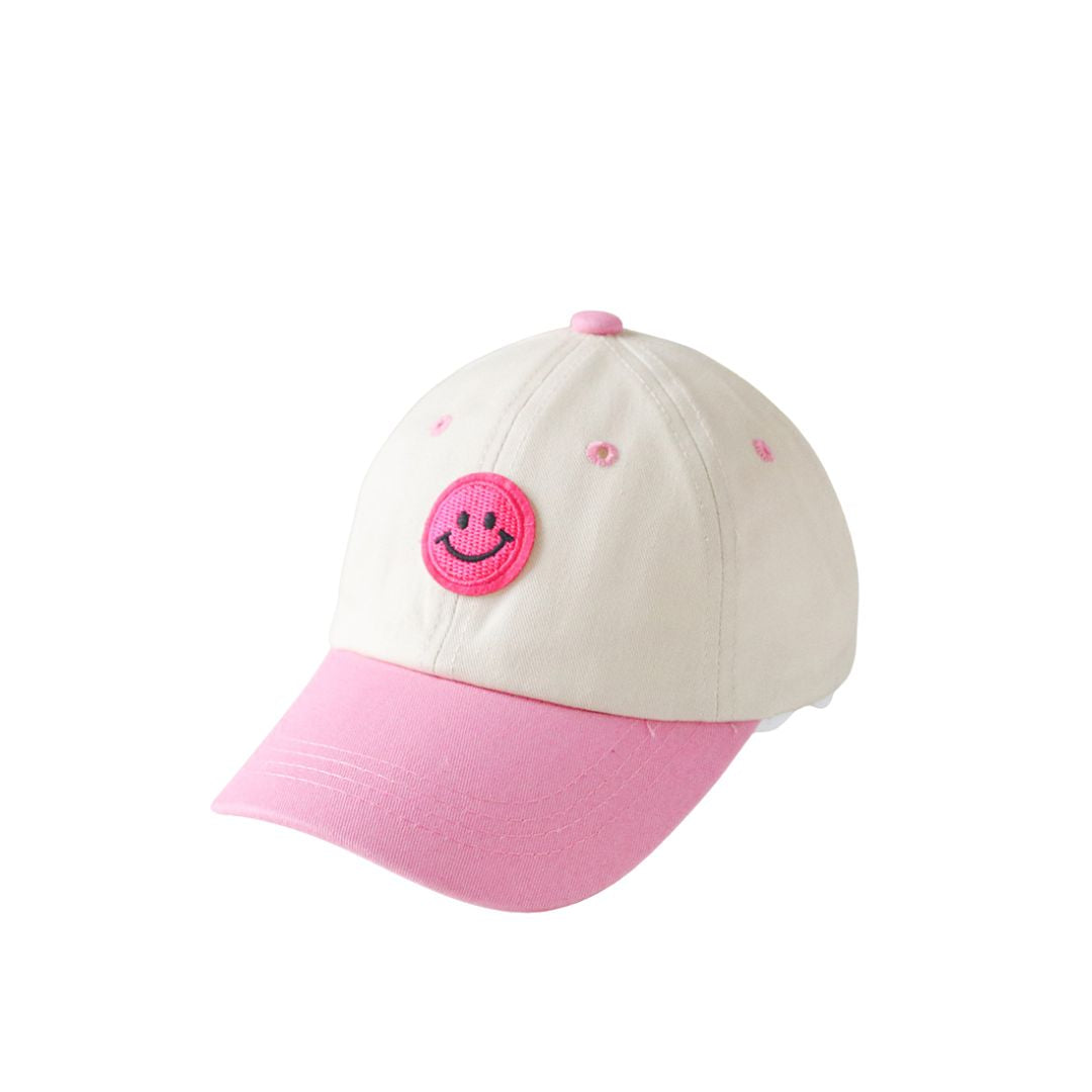 Kinder Cap mit farbigem Smiley