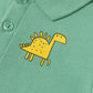 Polo T-Shirt mit Dino Print
