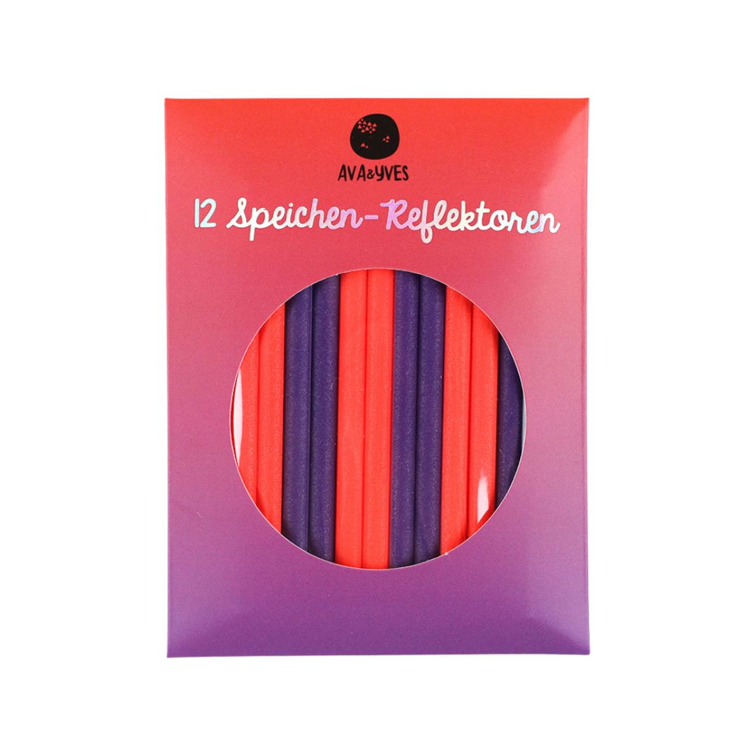 Speichenreflektoren neonpink/violett