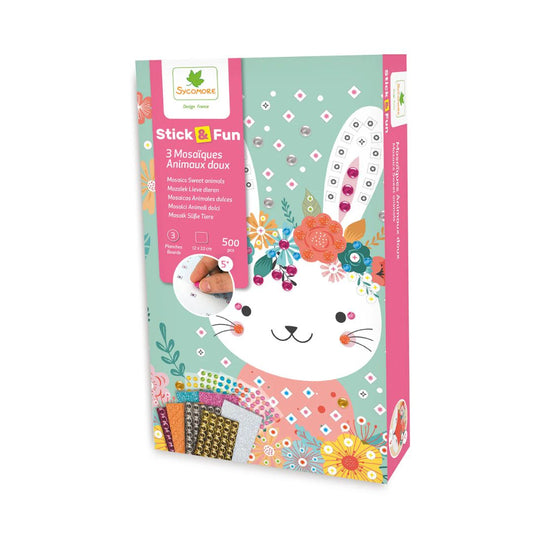 Stick & Fun Kinder Kreativset 'Mini Mosaik Kuscheltiere'