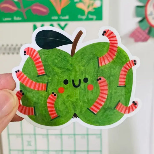 Sticker 'Grüner Apfel' Aufkleber