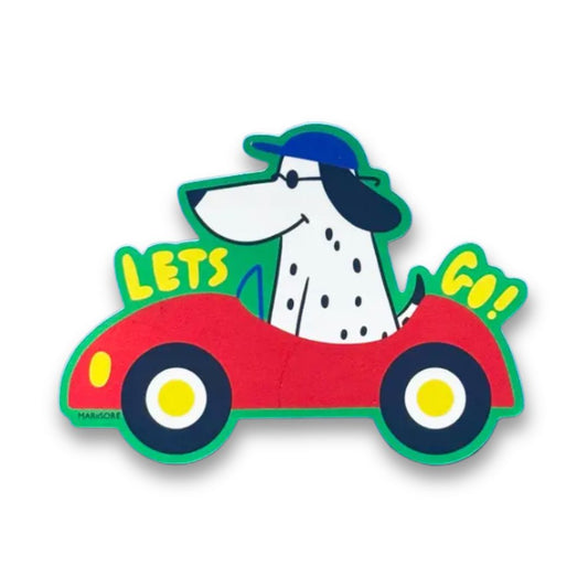 Spülmaschinenfester Sticker 'Will Let's Go'