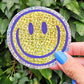Glitzer-Sticker | Aufkleber 'Smiley'