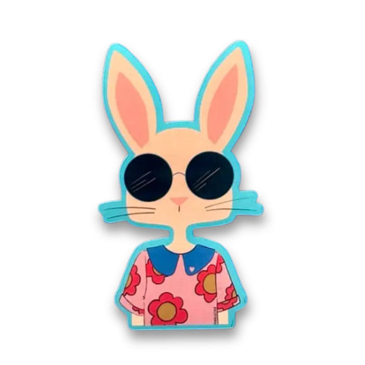 Spülmaschinenfester Sticker 'Boho Rabbit'