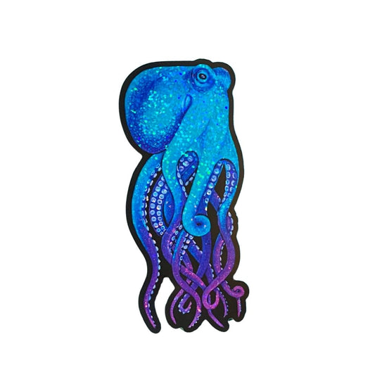 Aufkleber holographisch 'Oktopus'