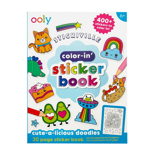 Sticker Buch 'Color Your Own Stickers'