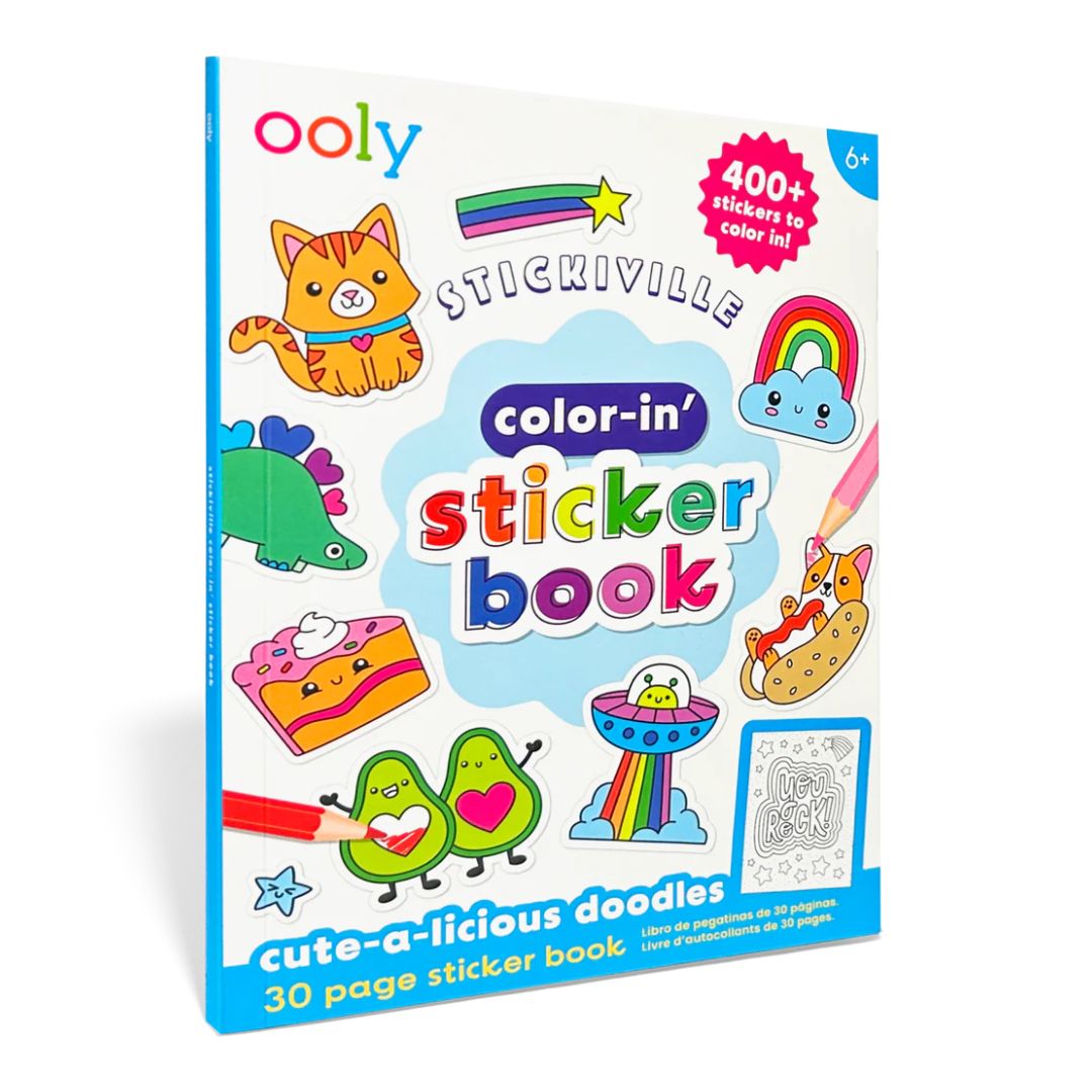 Sticker Buch 'Color Your Own Stickers'