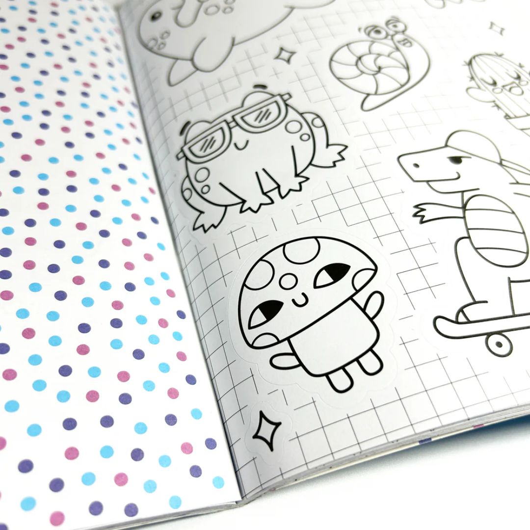Sticker Buch 'Color Your Own Stickers'