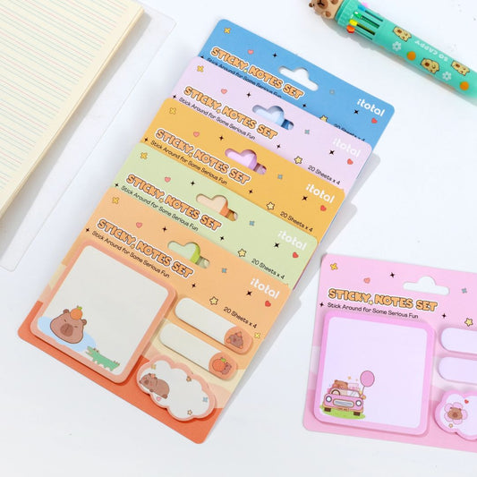 Sortierte Sticky Memos 'Capybara' random