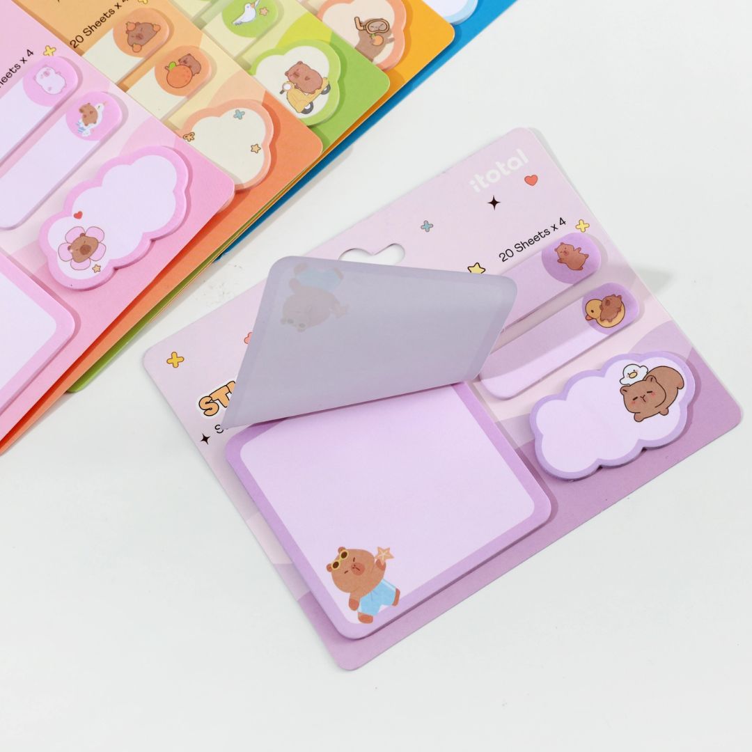 Sortierte Sticky Memos 'Capybara' random