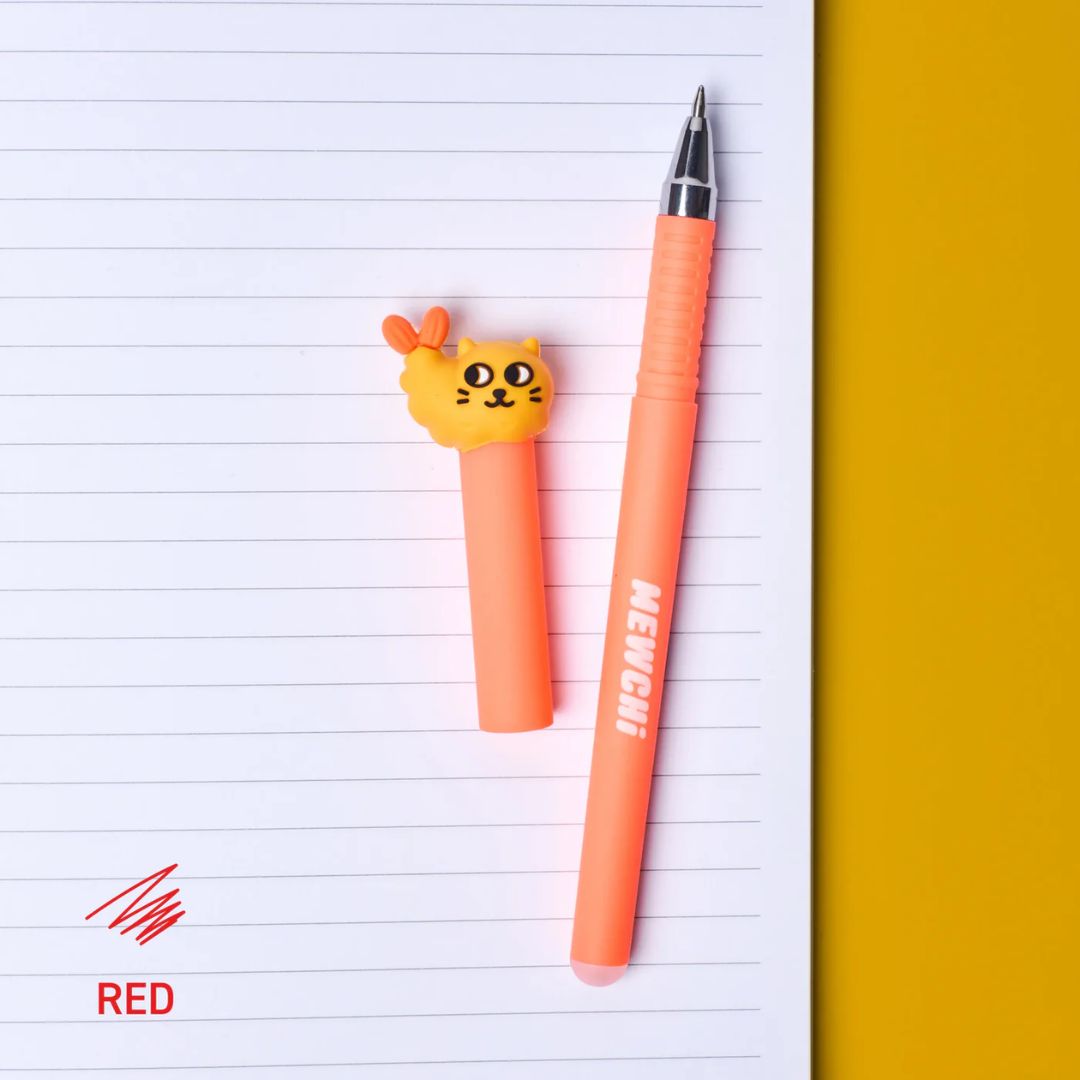Löschbare Gelschreiber 2er Set 'Pen Buddies – Mewchi'
