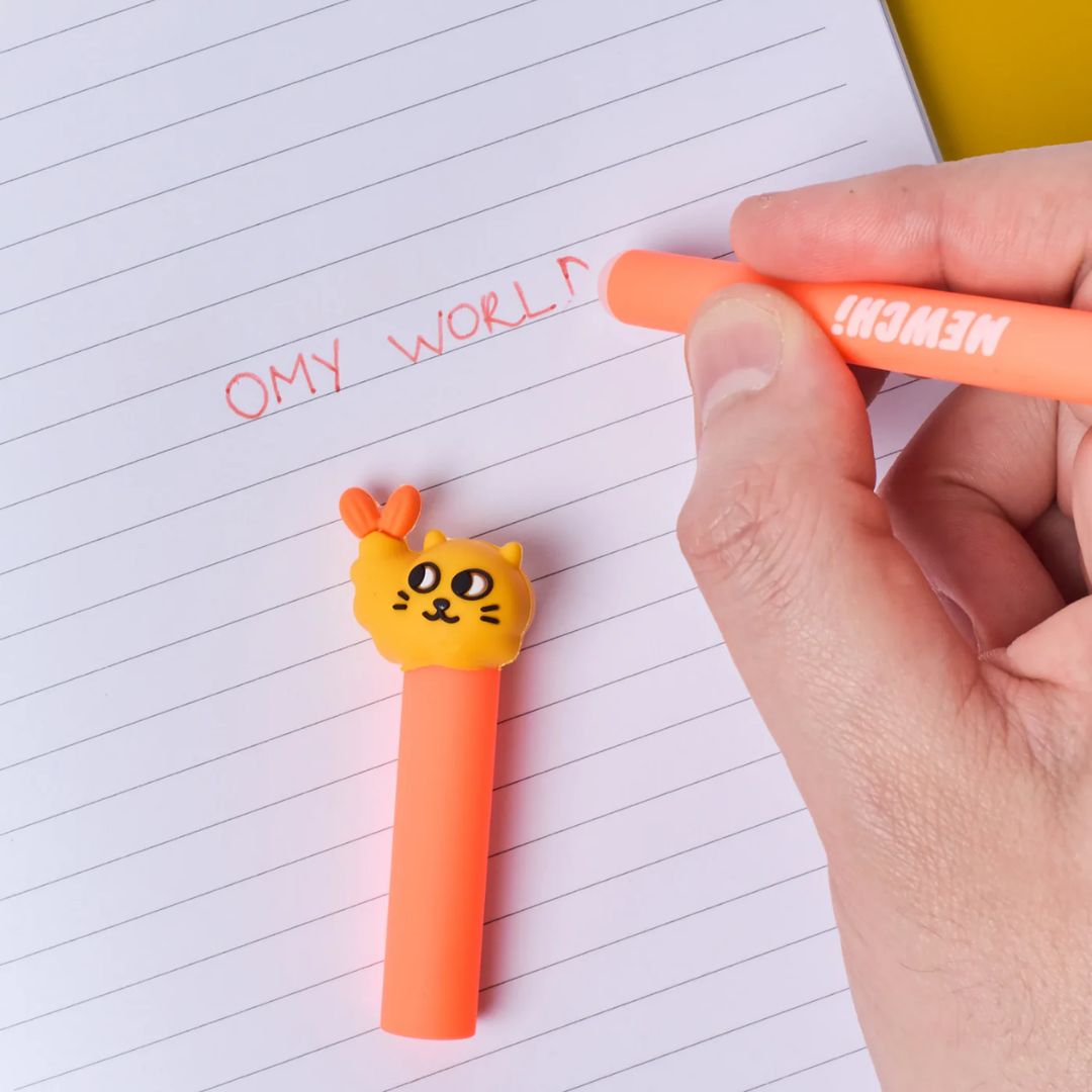 Löschbare Gelschreiber 2er Set 'Pen Buddies – Mewchi'