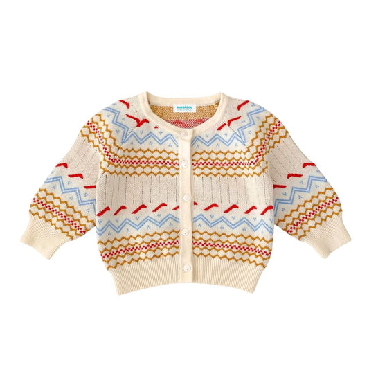 Strickjacke 'Wave Striped Cardigan'