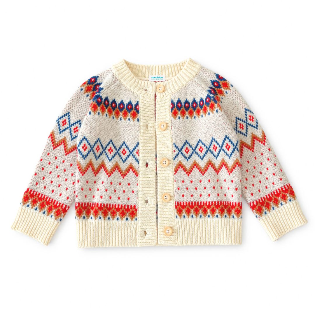 Strickjacke 'Wave Striped Cardigan'