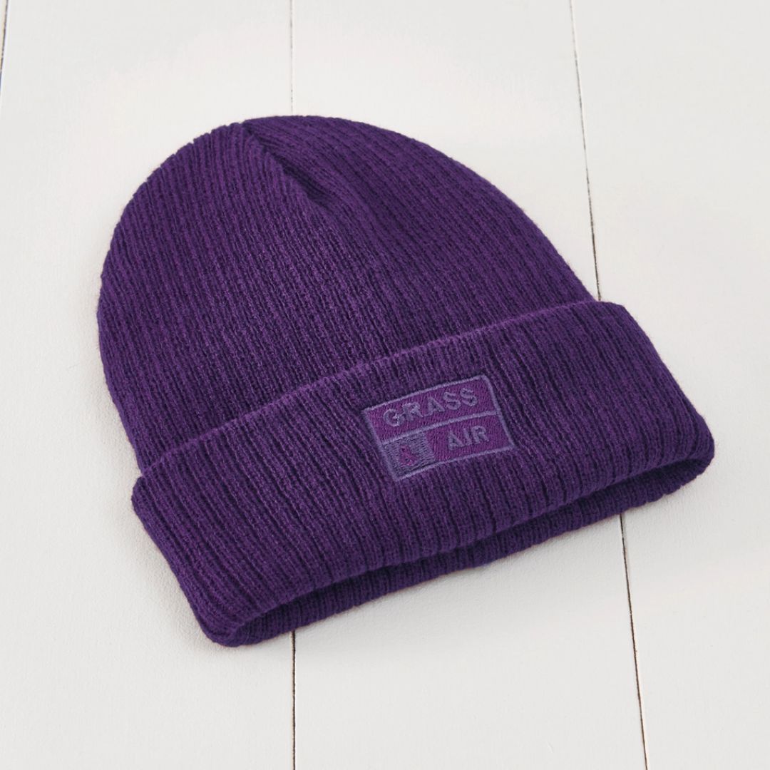 Kinder Mütze 'Volcanic' amethyst