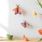 Studio Roof | Insects Small Wall Art 'Pink Bee'