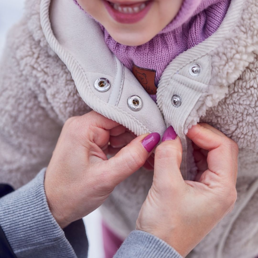 Kinder Schlupfmütze 'Balaclava' puderrosa