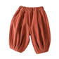 Süße Baumwollhose für Kinder 'SOLID COLOR' terracotta