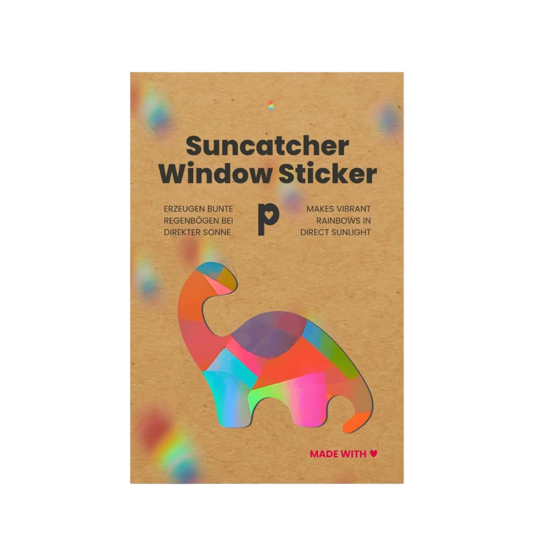 Suncatcher Fenstersticker Brachiosaurus-Dino