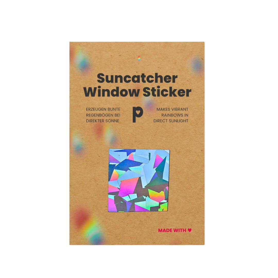 Suncatcher Fenstersticker Quadrat