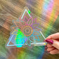 Suncatcher-Aufkleber 'Sonnenblume' Regenbogenmacher