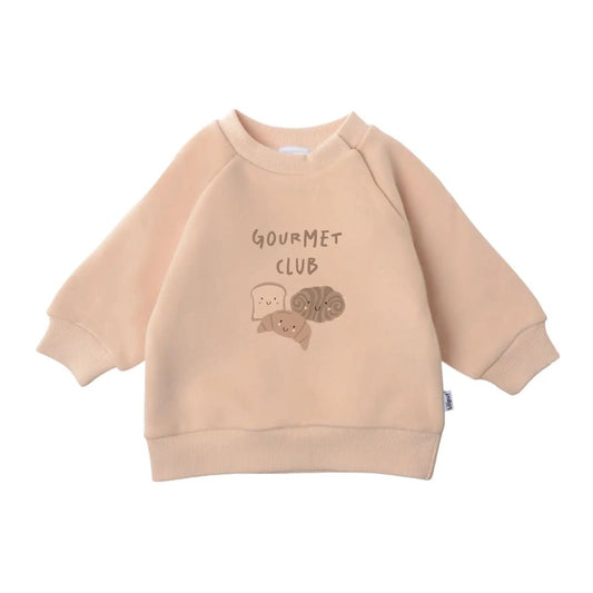 Sweatshirt in beige 'Gourmet Club'