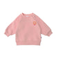 Sweatshirt 'Happy Smiley' in dusty pink