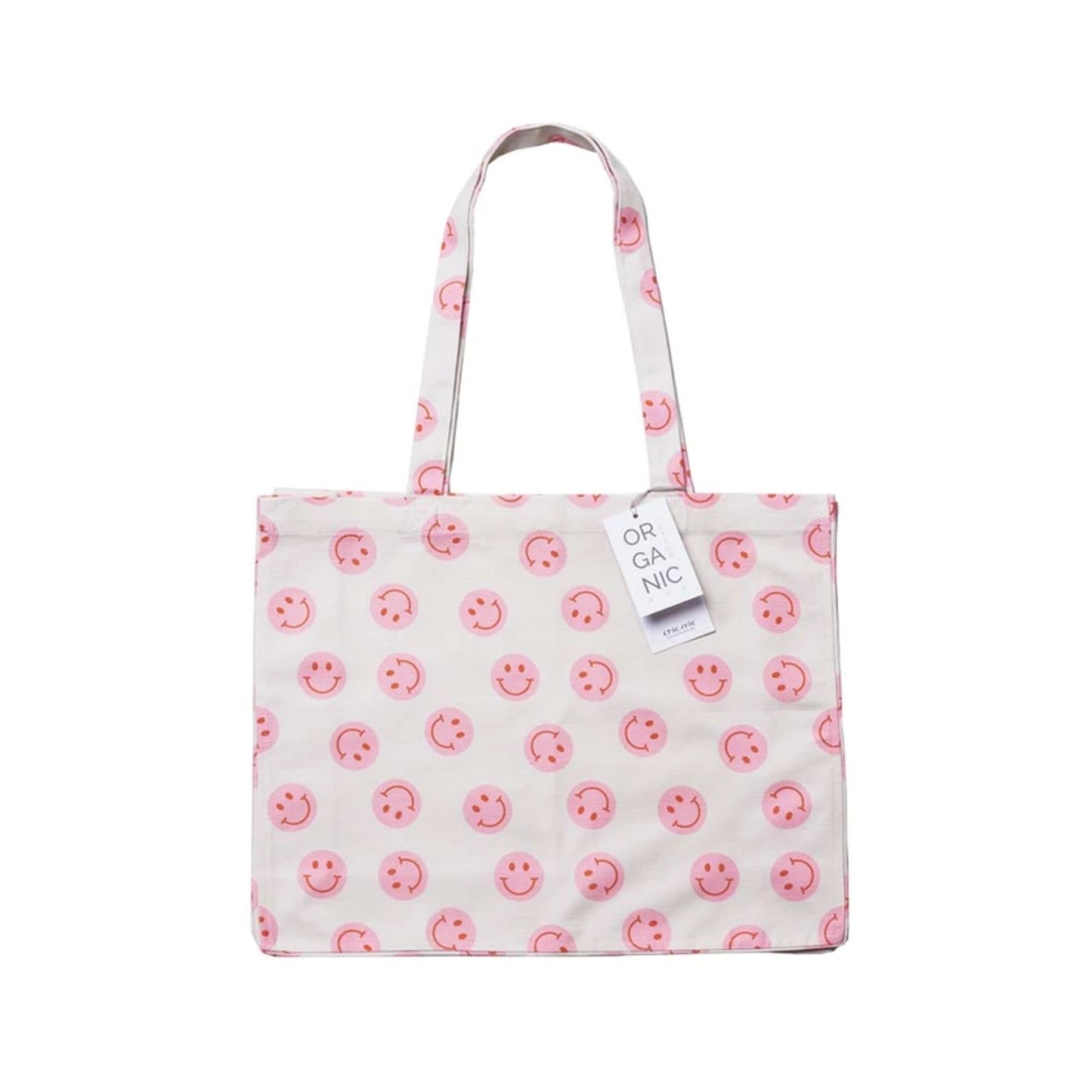 Organic Cotton Bag Tragetasche - smilies