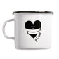 Statement Emaille Tasse 'Je t'aiME'