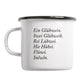 Statement Emaille Tasse 'Glühwein'