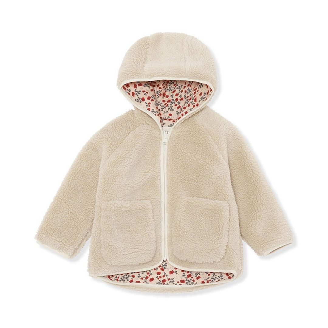 Plüsch Jacke Teddy Felll apricot