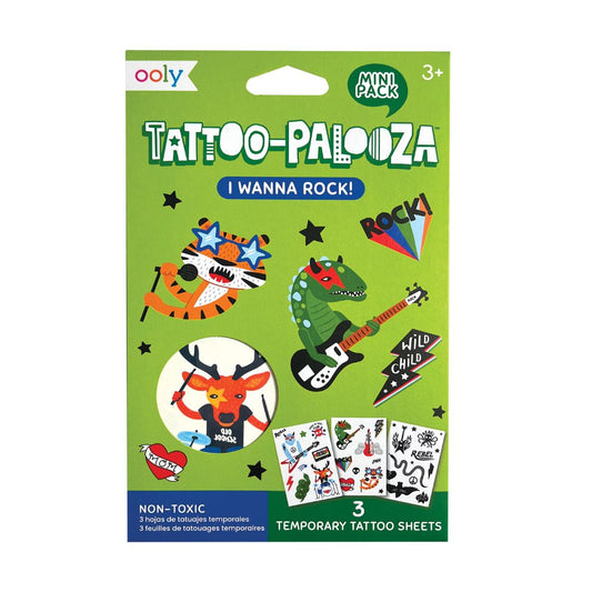 Temporäre Tattoos Mini 'I Wanna Rock'