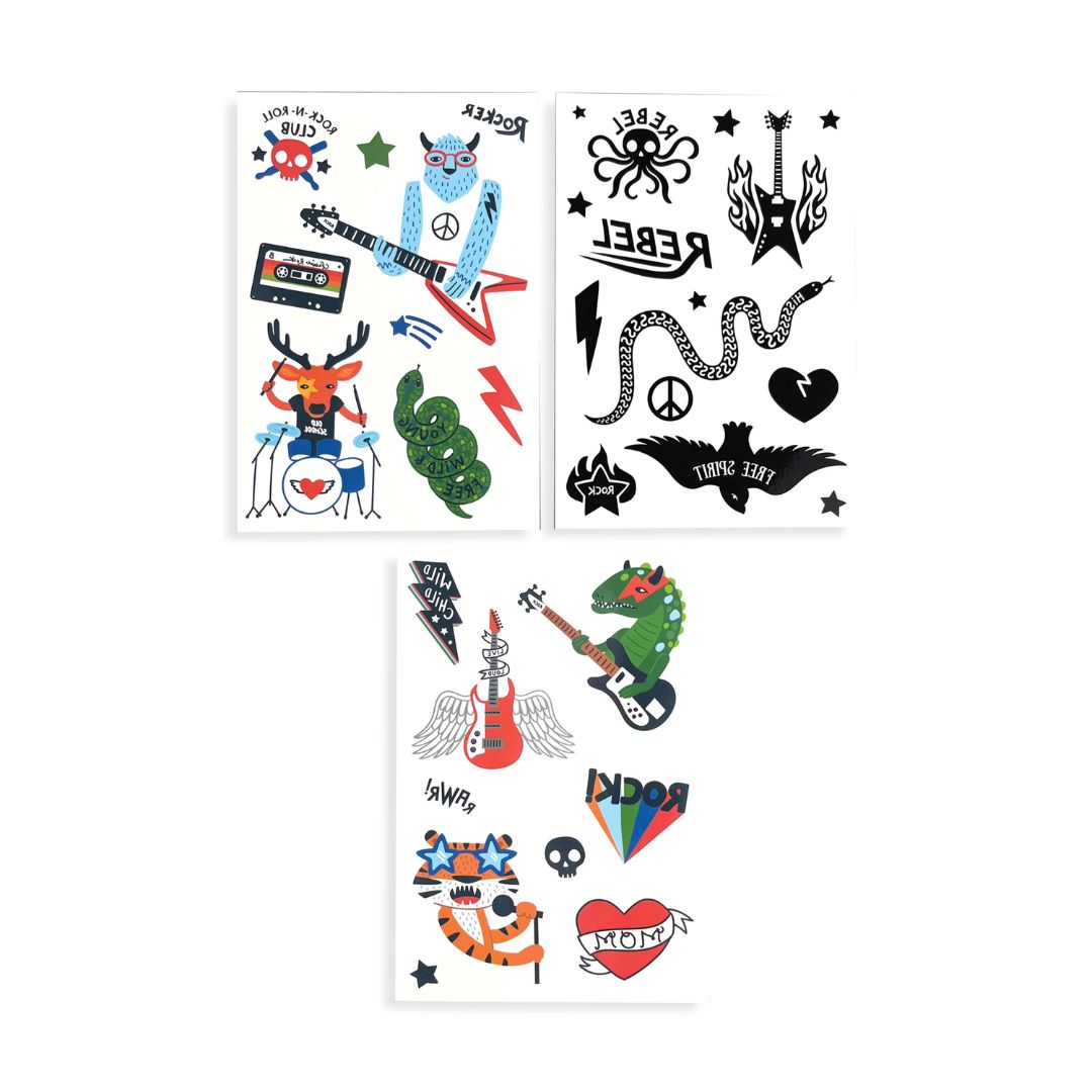 Temporäre Tattoos Mini 'I Wanna Rock'