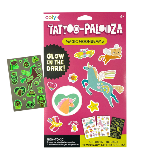 Tattoo-Palooza Glow in the Dark Tattoos 'Magic Moonbeams'