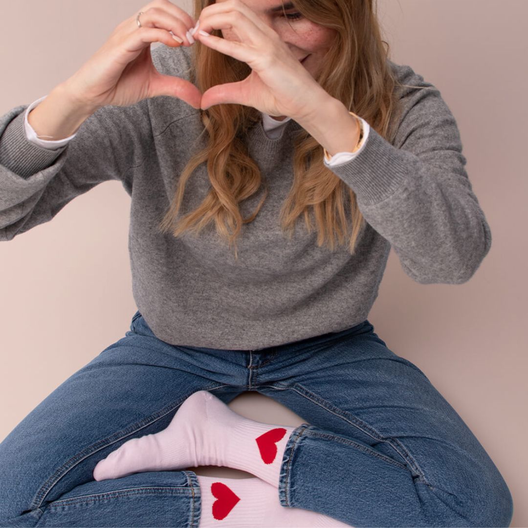 Tennis Socken für Erwachsene 'Blossom Heart'