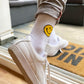 Tennissocken 'Yellow Smile'