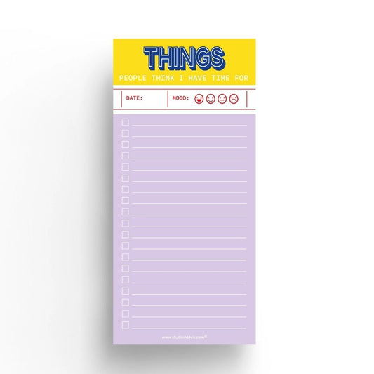 Notizblock 'Dinge, wofür andere denken, ich hätte Zeit# To-Do-Liste