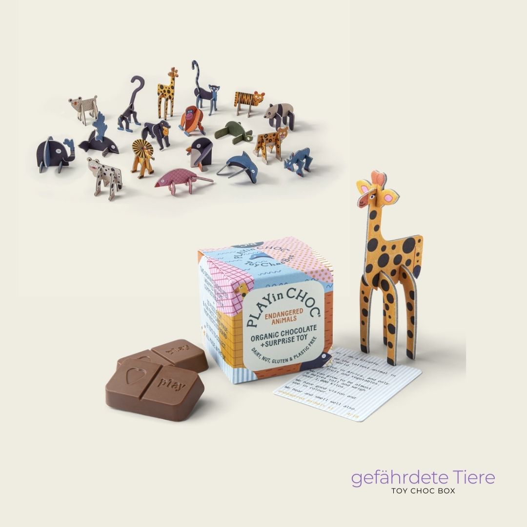 ToyChoc Box® 'Gefährdete Tiere' random