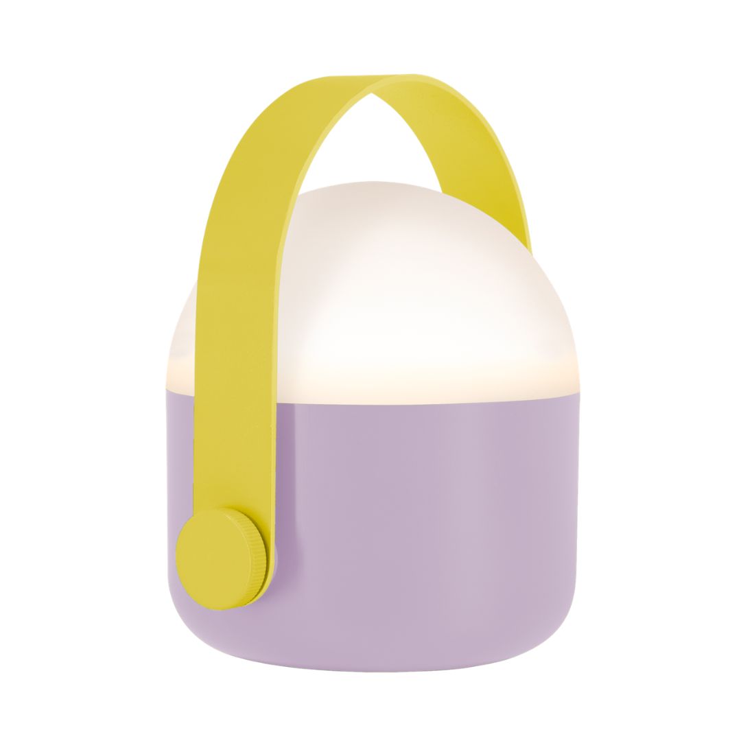 Tragbare LED Leuchte In und Outdoor 'OLE' lila