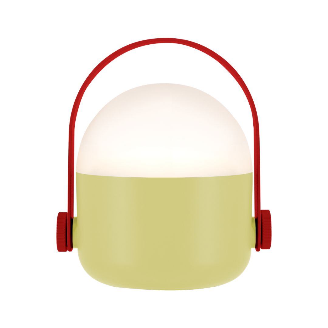 Tragbare LED Leuchte In und Outdoor 'OLE' sand/grün