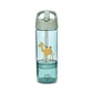 Wasserflasche 2 in 1 mit abnehmbarem Bodenbecher grün