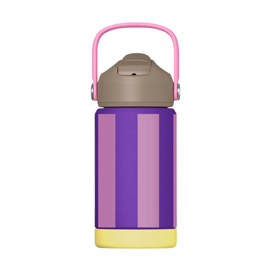 Trinkflasche Stripes lila/flieder 350ml