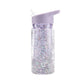 Trinkflasche 'Glitter Stars' lila  340 ml