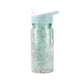 Trinkflasche 'Glitter Stars' türkis 340 ml